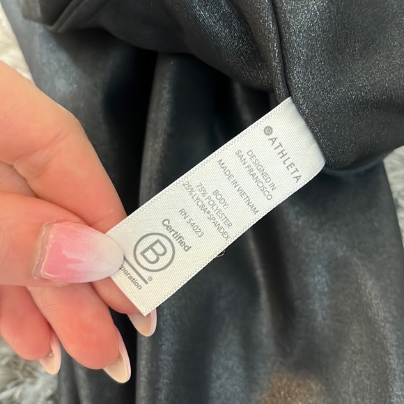 Athleta Elation Ultra High Rise Shimmer Tight Size Medium Tall - Picture 13 of 16